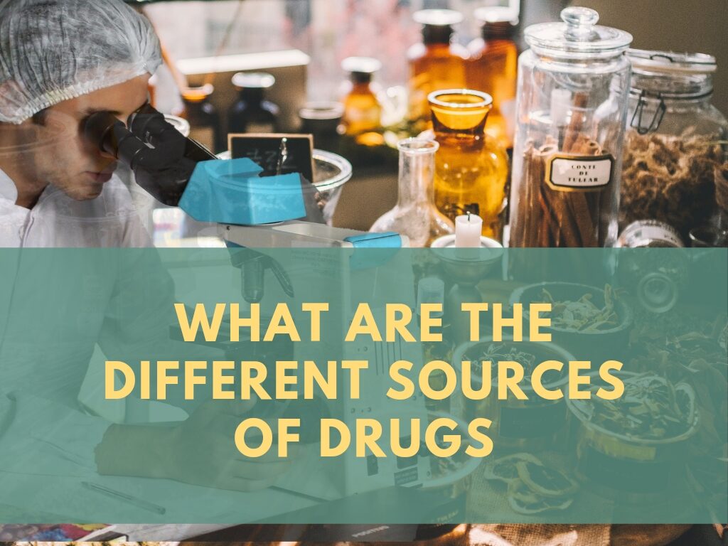 What are the different sources of drugs Its me Pharmacist
